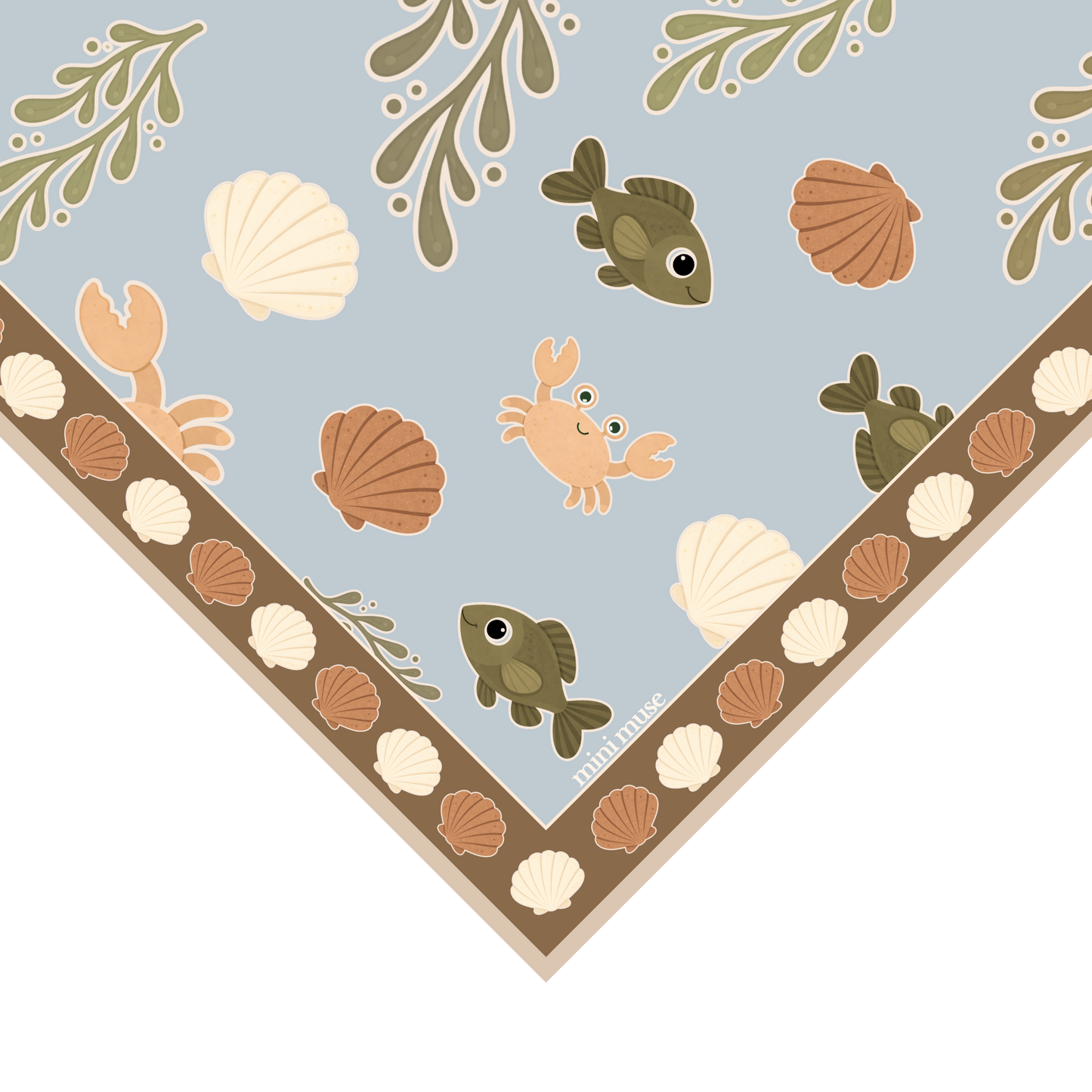 070 under the sea blue - linen