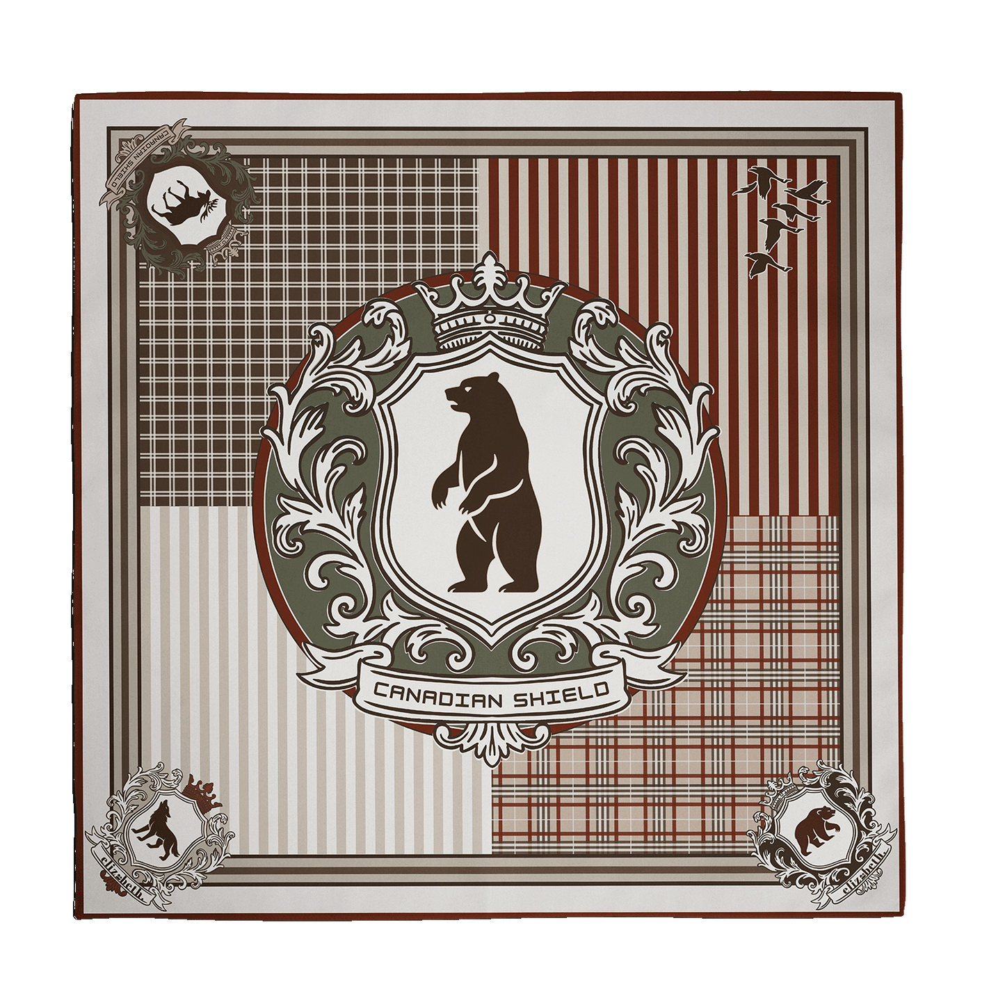 038 plaid & paw - wool