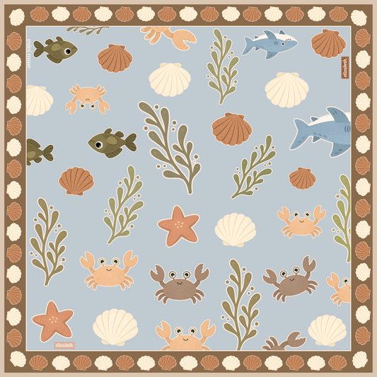 070 under the sea blue - linen