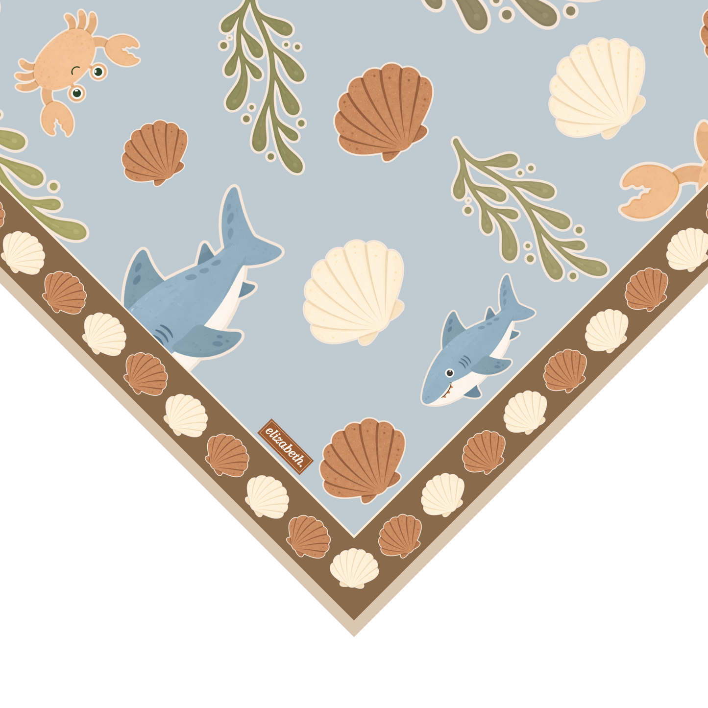 070 under the sea blue - linen