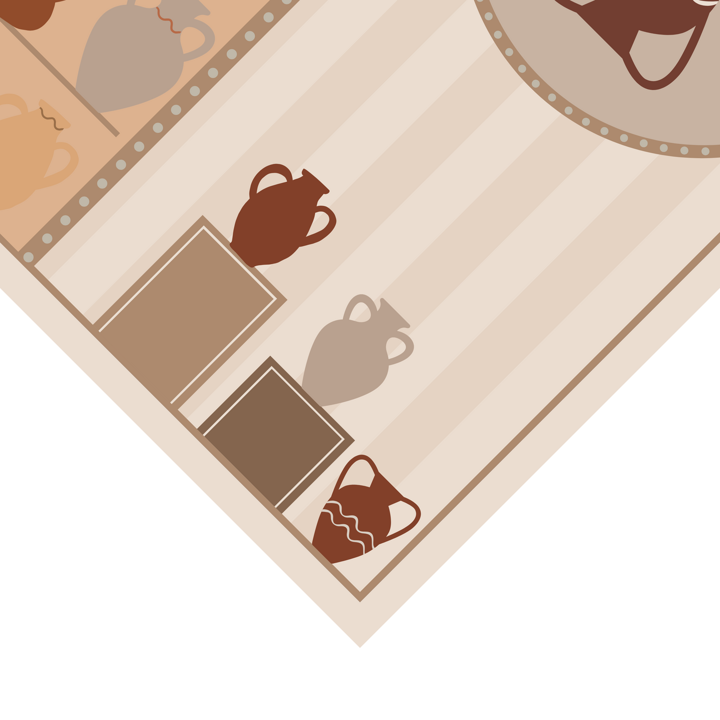 073 earthen vessels neutral - wool