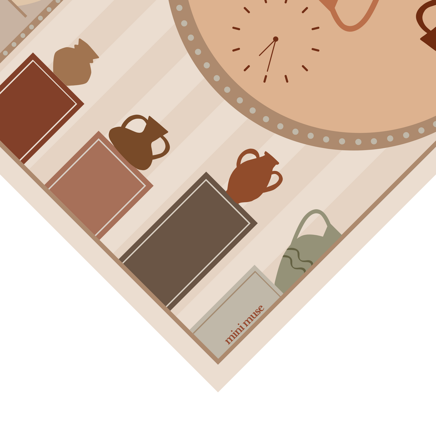 073 earthen vessels neutral - wool