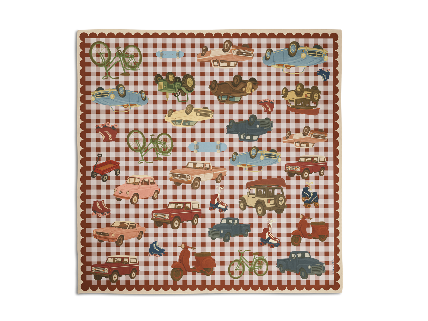 002 vintage wheels cotton 60x60