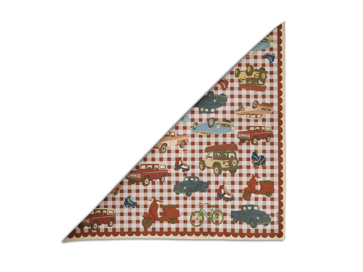 002 vintage wheels cotton 60x60