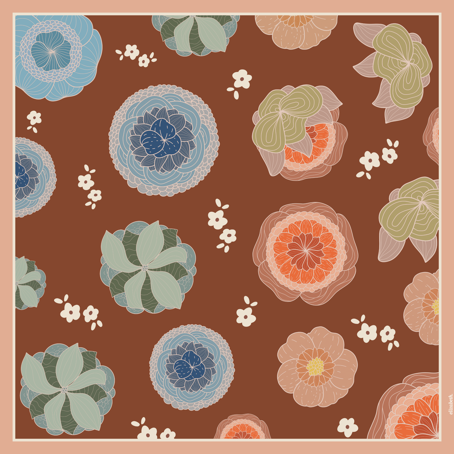 076 copper garden - wool