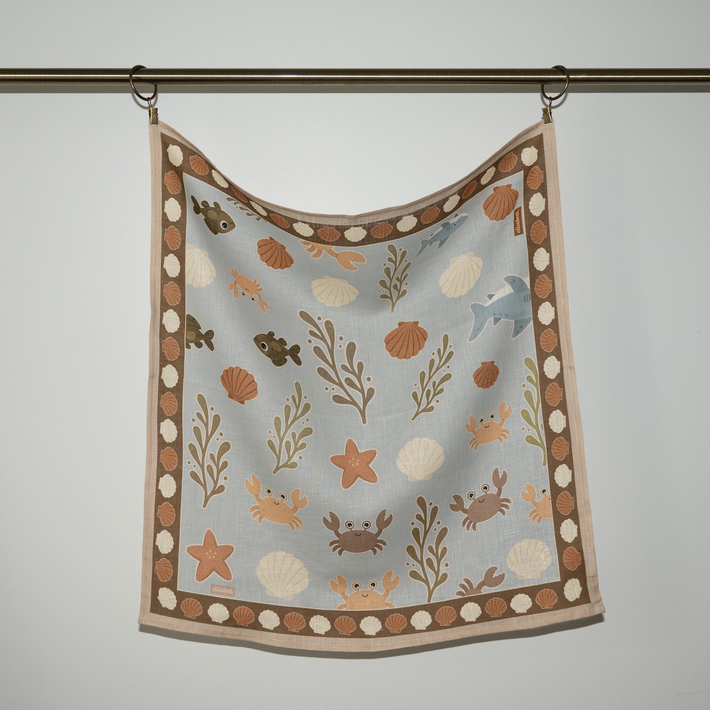 070 under the sea blue - linen