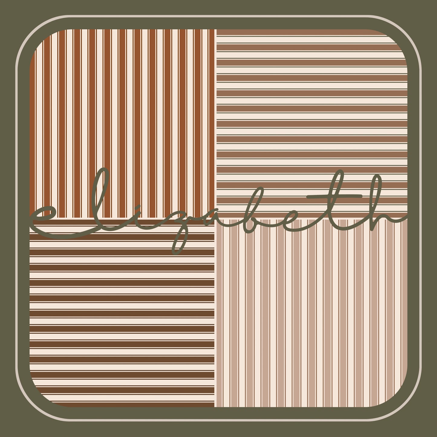 041 striped quartet - wool