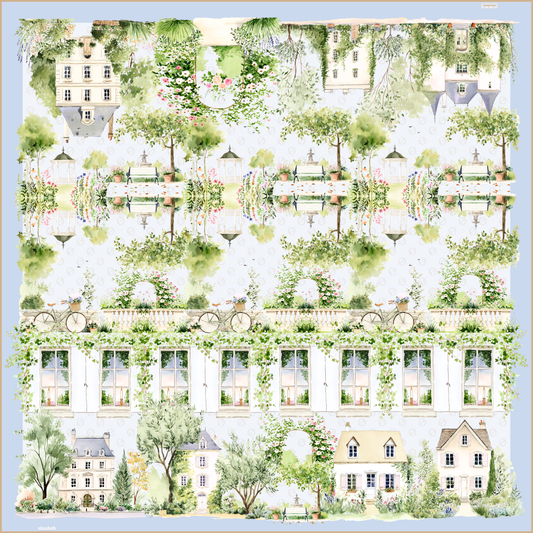 083 villas in bloom blue