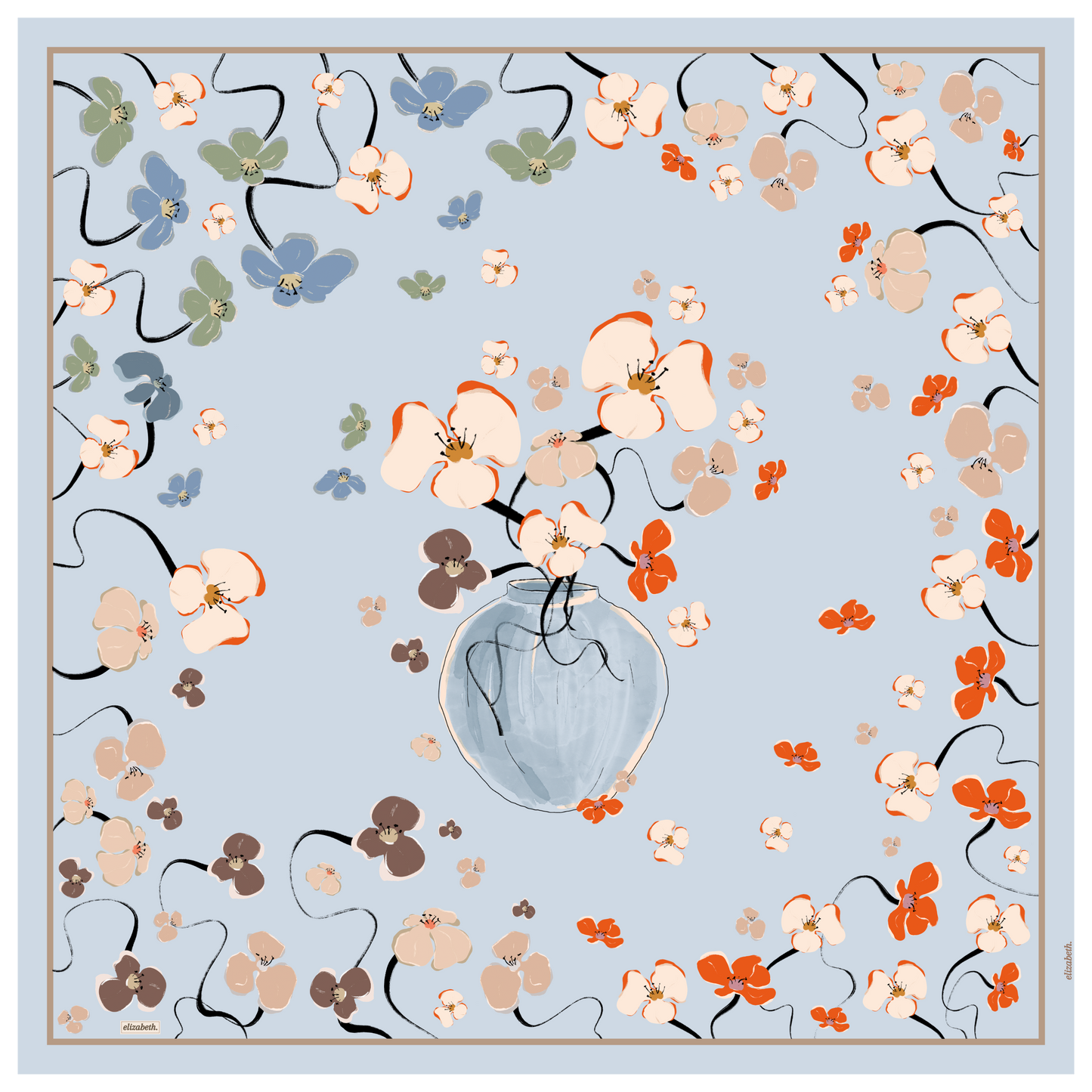 066 forget-me-not - wool